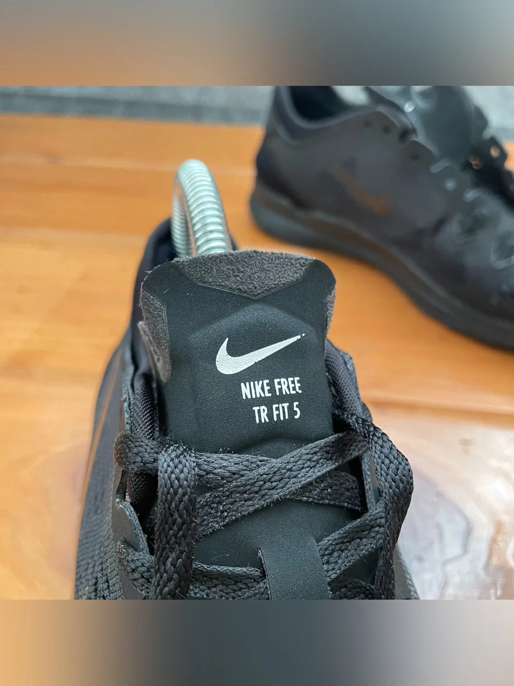 Nike Free 5.0 TR Fit 5 Shoes Womens‎ Size 7.5 Triple Black Running Comfort Gym